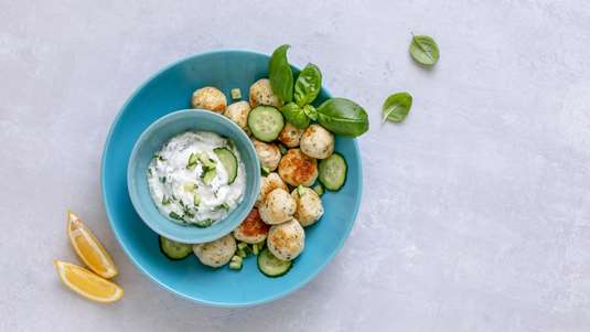 Κεφτεδάκια Λαχανικών με Τυρί Φέτα