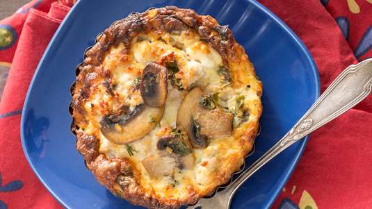 Τάρτα με Κοτόπουλο και Μανιτάρια