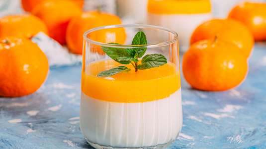 Ζελέ Γιαούρτι με Πορτοκάλι