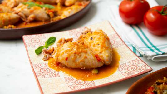 Σουπιές Κρασάτες με Κανέλα