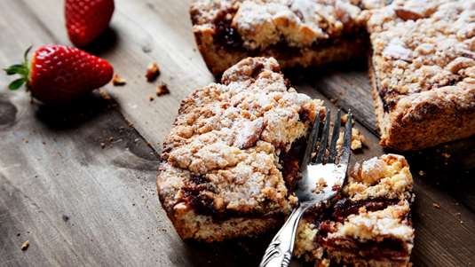 Φράουλες με Αμύγδαλο