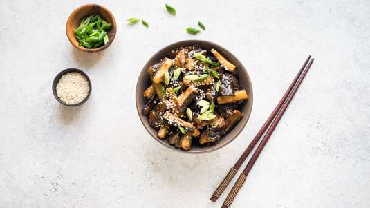 Μελιτζάνες Teriyaki