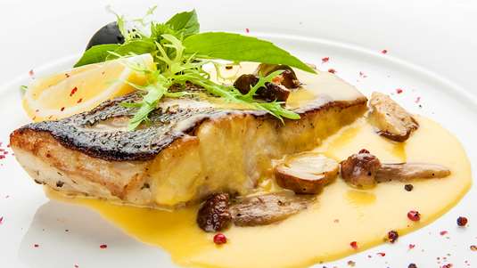 Πέρκα με Σάλτσα Μουστάρδας