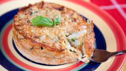 Σουφλέ με Κολοκυθάκια, Τυριά και Γιαούρτι