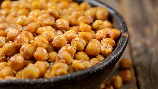 Ρεβίθια Φούρνου με Πράσο και Μουστάρδα