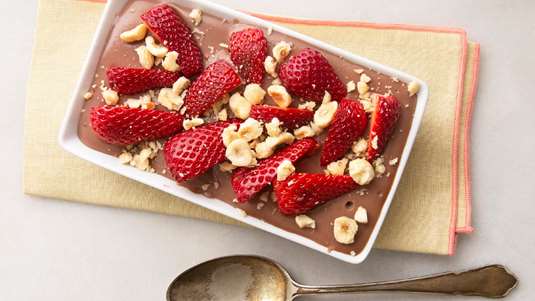 Γλυκό Ψυγείου με Σοκολατένια Πραλίνα και Γιαούρτι