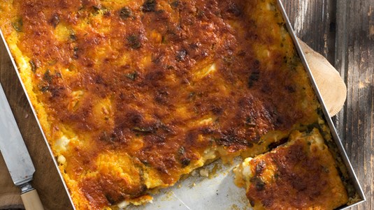 Γρήγορη Πίτα με Κόκκινη Κολοκύθα