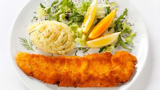 Μπακαλιάρος με Πουρέ Πατάτας