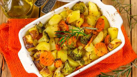 Κουνουπίδι, Μπρόκολο και Πατάτα στο Φούρνο