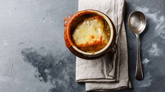 Γαλλική Κρεμμυδόσουπα