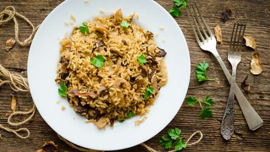 Ρύζι Πολίτικο με Μανιτάρια