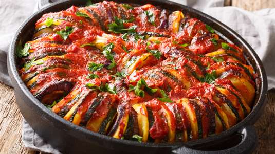 Μπριάμ με Μπιφτέκια στο Φούρνο