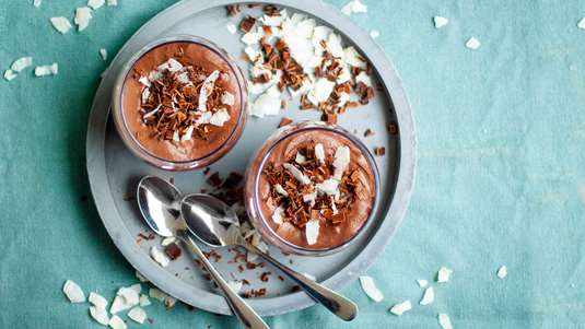 Δροσερή Σοκολατένια Κρέμα με Καρύδα