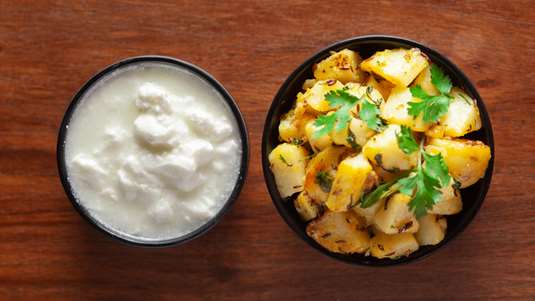 Πατάτες με Κουρκουμά