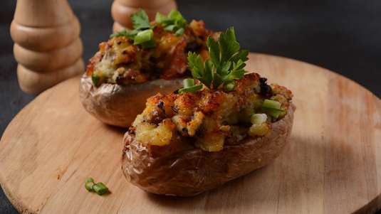 Πατάτες Γεμιστές με Κιμά