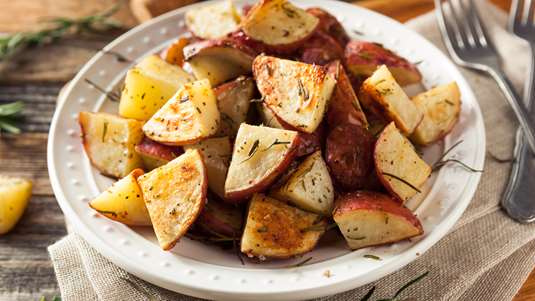 Πατάτες Φούρνου με Μουστάρδα, Μέλι και Θυμάρι