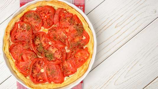 Τάρτα με Ντομάτα