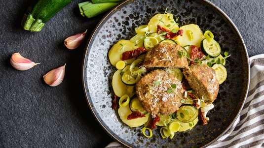 Πράσα με Μετσοβίτικους Κεφτέδες