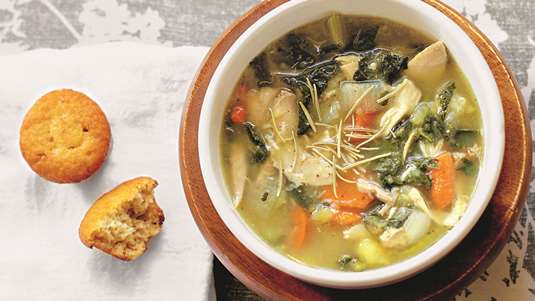 Σούπα με Κοτόπουλο και Λαχανικά