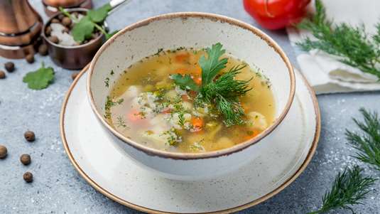 Αρωματική Ουζάτη Σούπα Λαχανικών