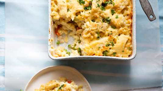 Κοφτό Μακαρονάκι στο Φούρνο με Τυριά