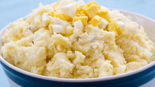 Πατάτες Πουρέ με Αβγά