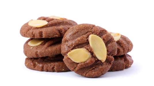 Μπισκότα Σοκολάτας με Αμύγδαλο