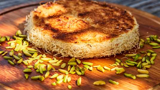 Κανταΐφι με Μήλο