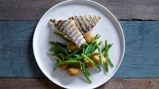 Πέρκα με Φασολάκια