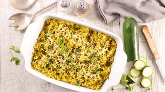 Κολοκυθάκια με Ρύζι