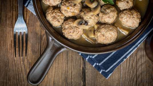Κεφτεδάκια με Μανιτάρια