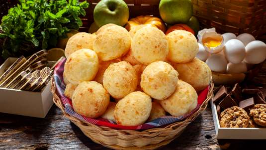 Ψωμί σε Μπαλίτσες Γεμιστές με Τυρί