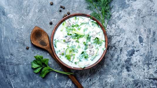 Σαλάτα με Άνηθο και Γιαούρτι