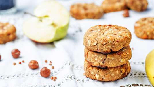 Μπισκότα Βρώμης με Μήλο