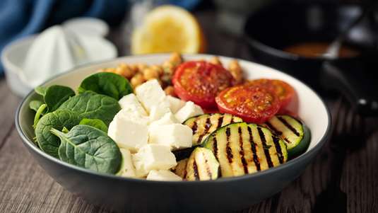 Κολοκυθάκια με Σάλτσα Φέτας