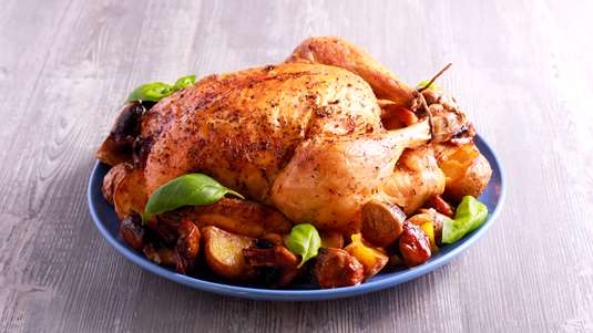 Κοτόπουλο Ψητό με Τυρί