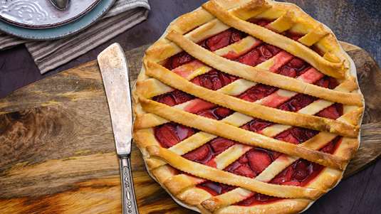 Πάστα Φλώρα με Φράουλες