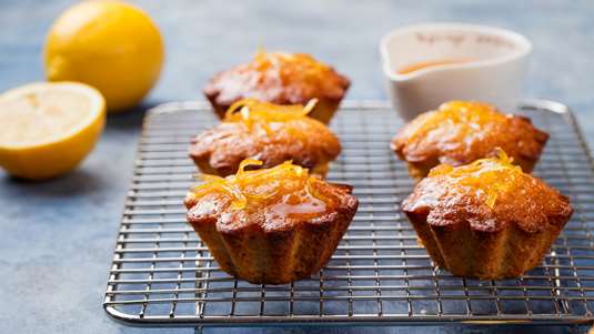 Cup Cakes Λεμόνι με Γλάσο