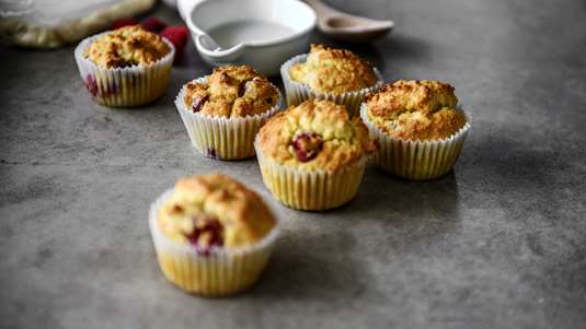 Muffins Φρούτων Χωρίς Ζάχαρη