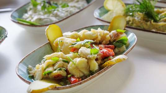 Μελιτζανοσαλάτα με Ταχίνι