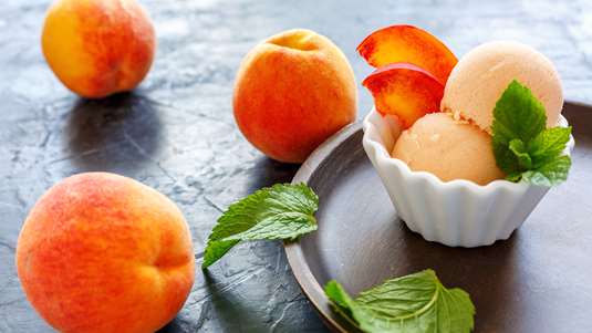 Παγωτό με Φρέσκα Βερίκοκα