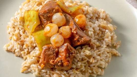 Το Πιλάφι με Μοσχαράκι της Γιαγιάς