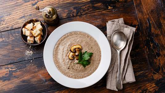 Εύκολη Μανιταρόσουπα