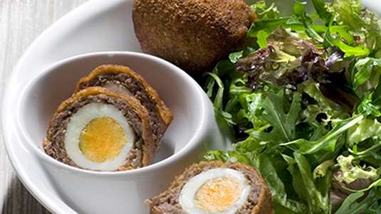 Τραγανές Αβγοκροκέτες με Κιμά