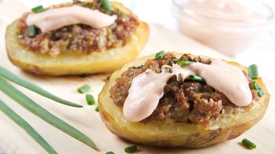 Βαρκούλες με Κιμά και Κρέμα