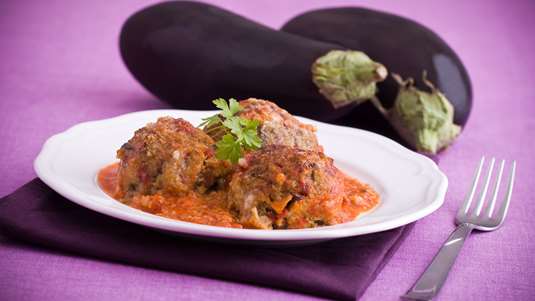 Κεφτέδες με Μελιτζάνα στο Φούρνο