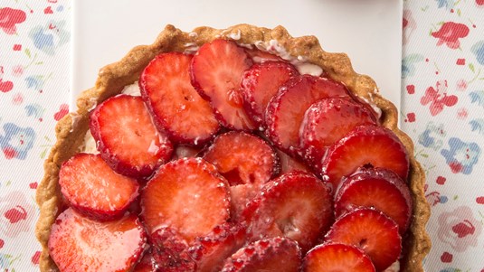 Τάρτα με Φράουλες