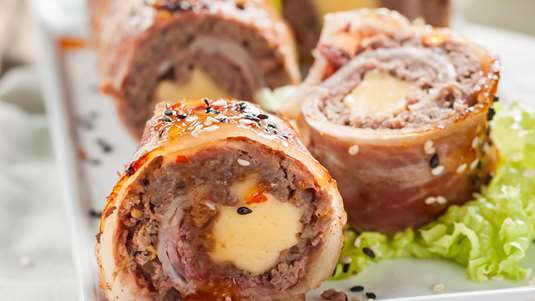 Ρολό Γεμιστό με Σουσάμι