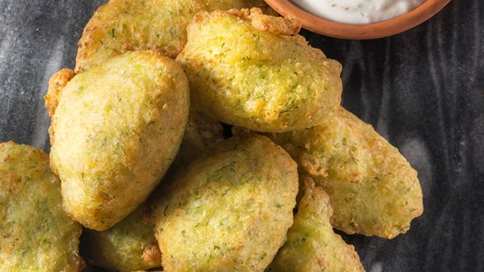 Κολοκυθοκροκέτες με Φέτα