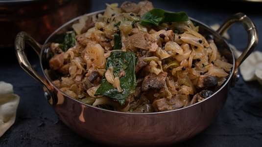 Μοσχαράκι με Σπανάκι